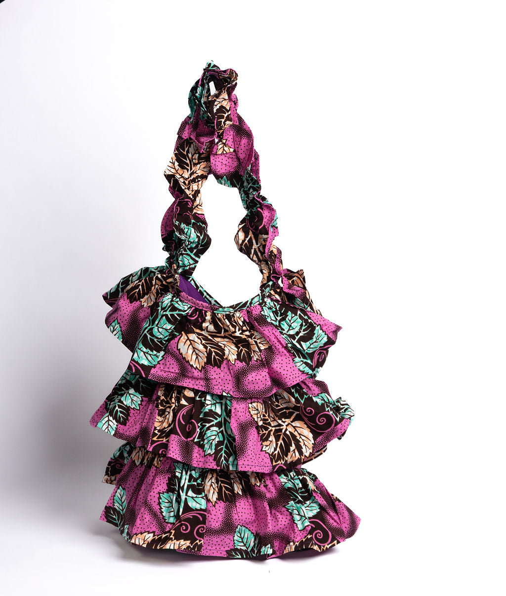 Kitenge Frill Shoulder Bag 358