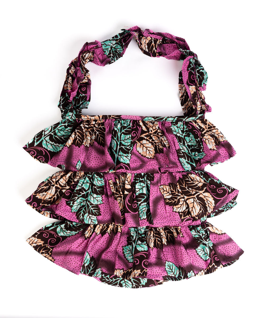Kitenge Frill Shoulder Bag 358