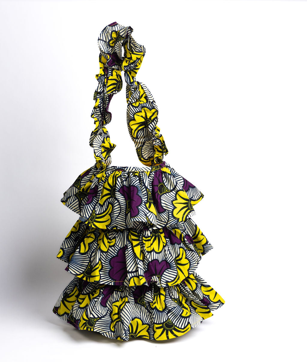 Kitenge Frill Shoulder Bag 379