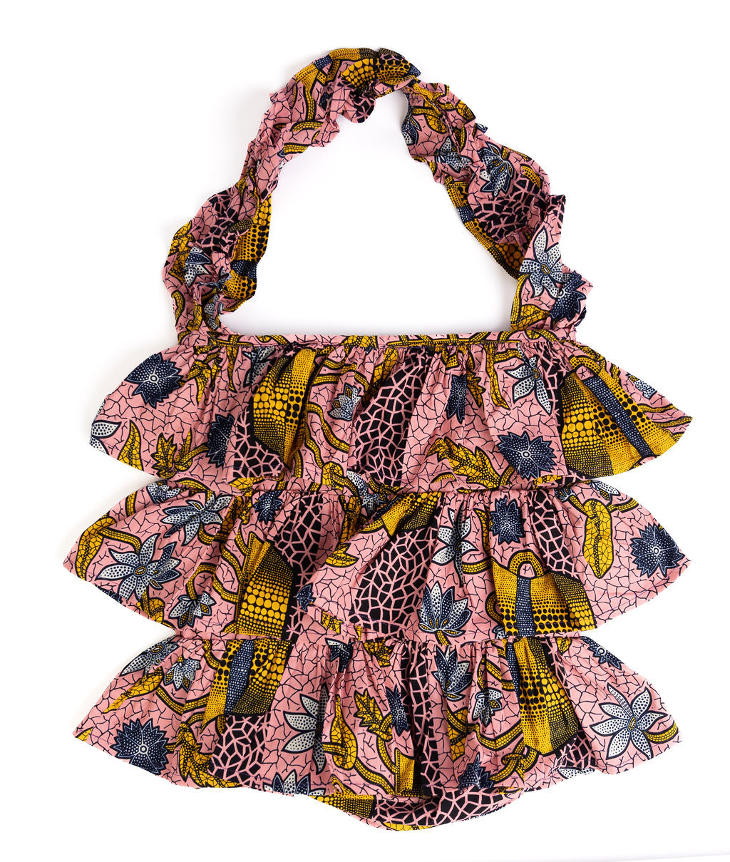Kitenge Frill Shoulder Bag 380