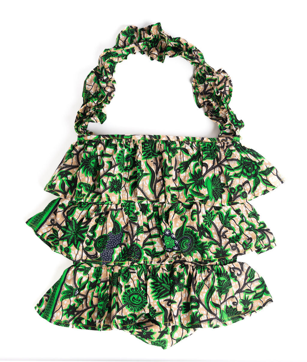 Kitenge Frill Shoulder Bag 383
