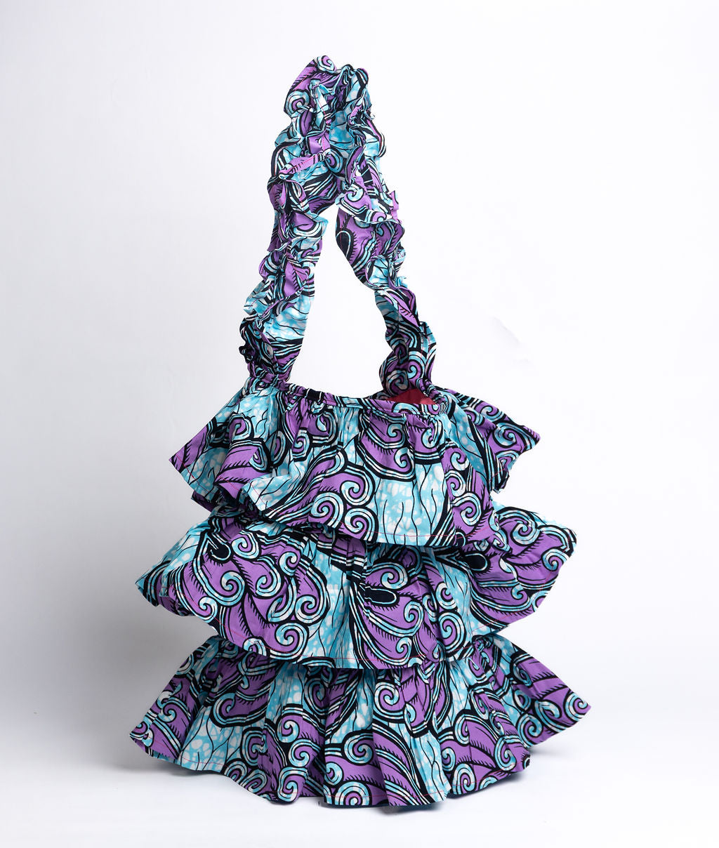 Kitenge Frill Shoulder Bag 384