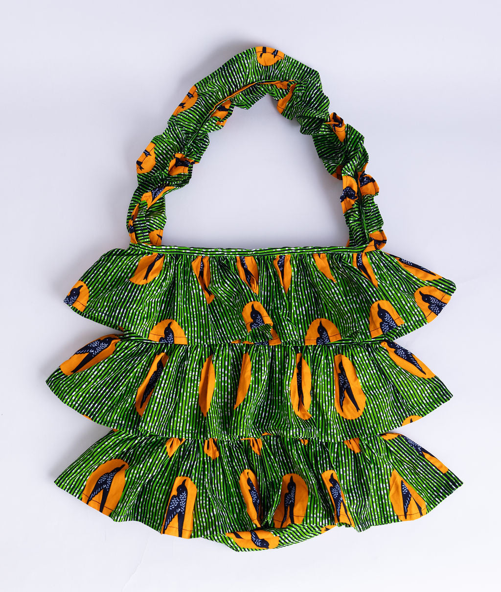 Kitenge Frill Shoulder Bag 389