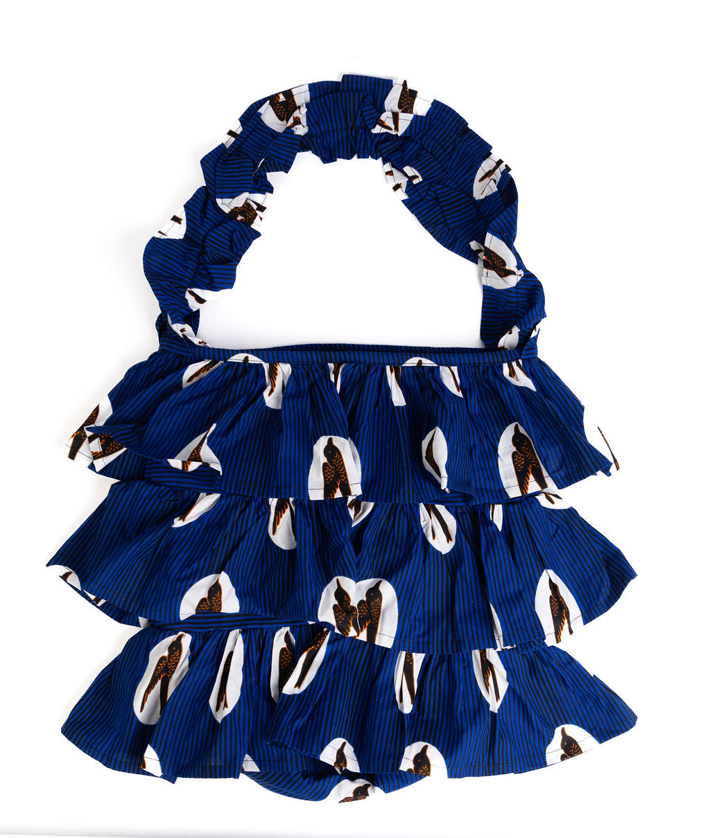 Kitenge Frill Shoulder Bag 394