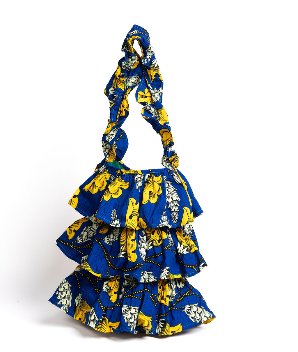 Kitenge Frill Shoulder Bag 398