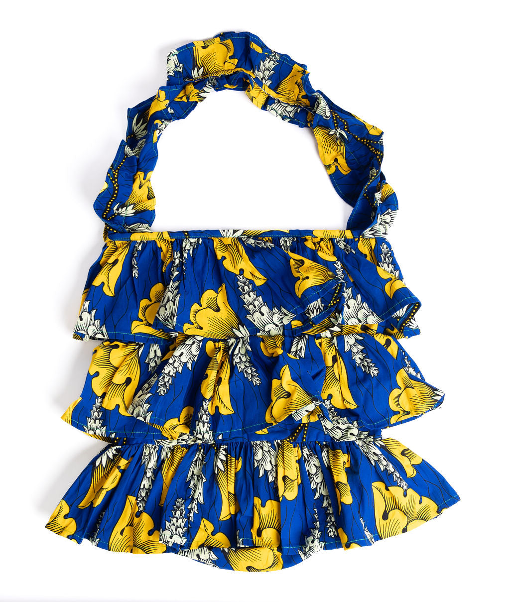 Kitenge Frill Shoulder Bag 398