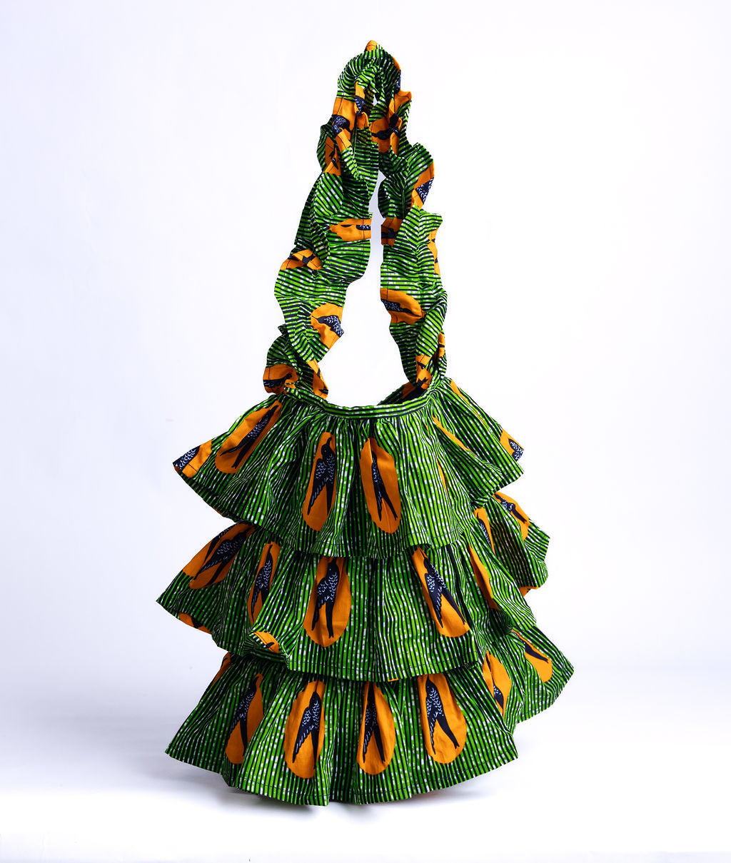 Kitenge Frill Shoulder Bag 401