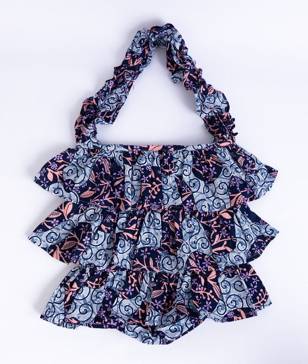 Kitenge Frill Shoulder Bag 402