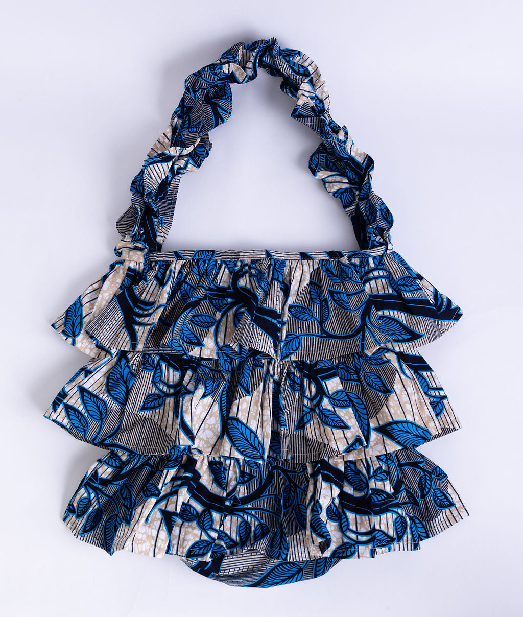 Kitenge Frill Shoulder Bag 404