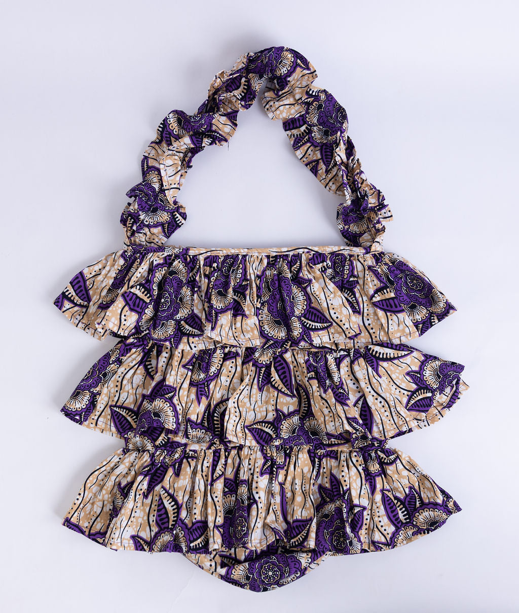 Kitenge Frill Shoulder Bag 405