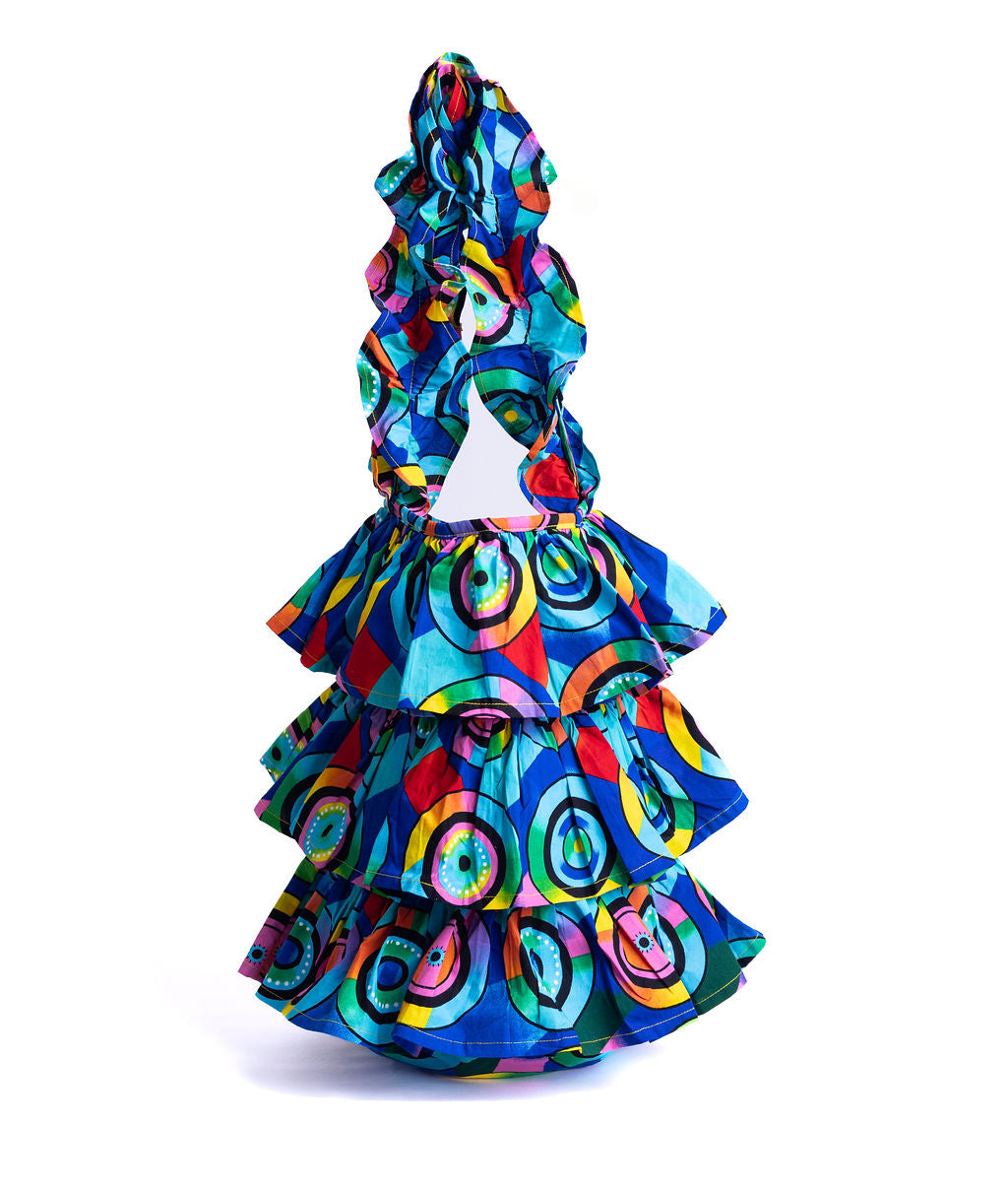 Kitenge Frill Shoulder Bag 409