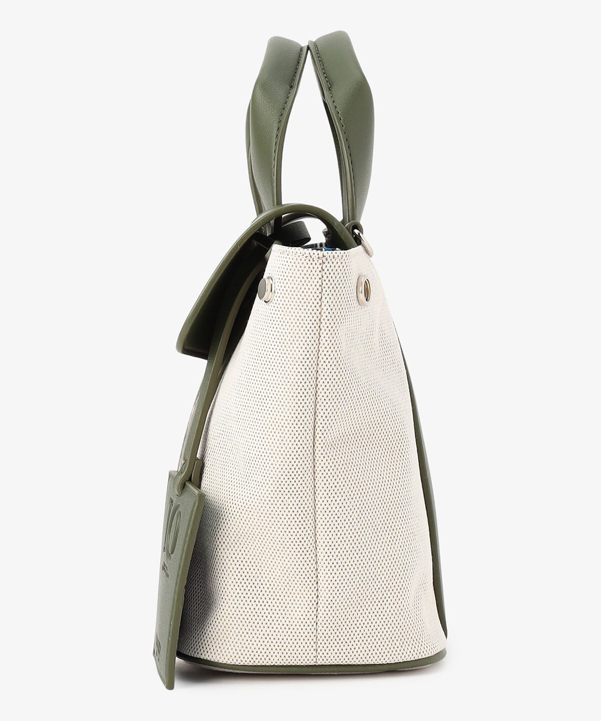 ツートンケンテバッグ KHAKI×BEIGE（S / M / Lサイズ）