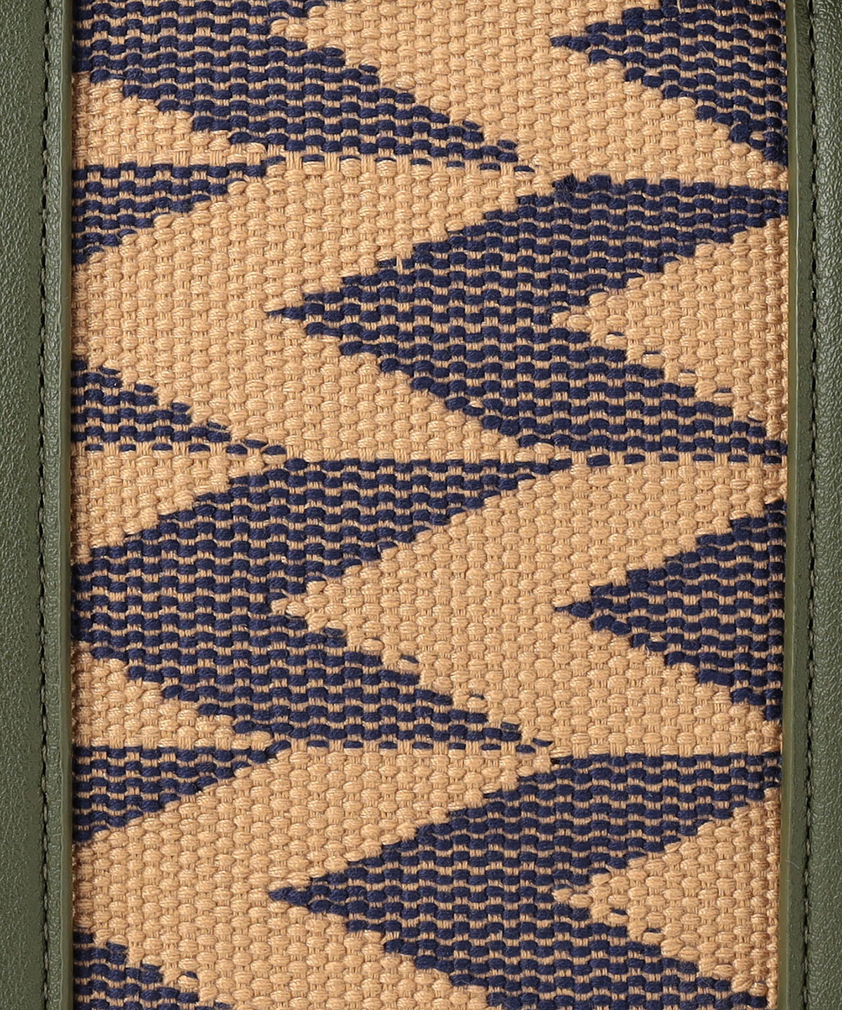 ツートンケンテバッグ KHAKI×BEIGE（S / M / Lサイズ）