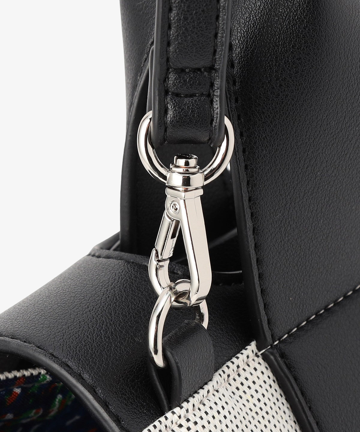 ツートンケンテバッグ　BLACK×CAMEL（S / M / Lサイズ）