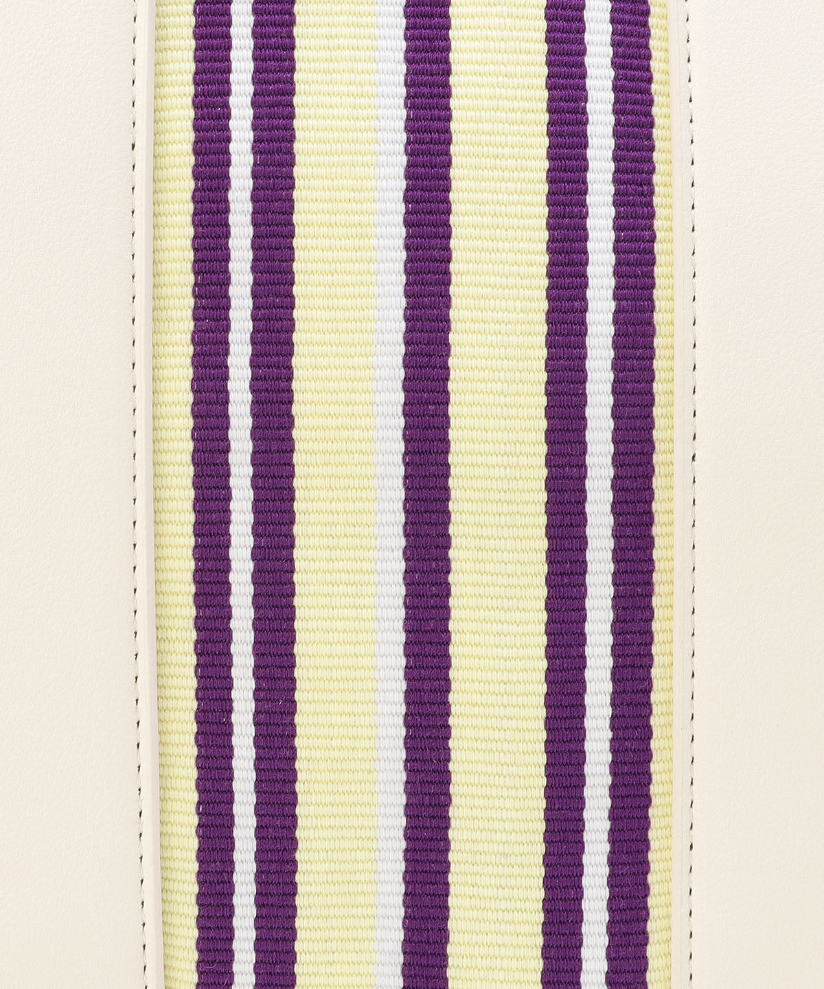 ツートンケンテバッグ WHITE×PURPLE（S / M / Lサイズ）