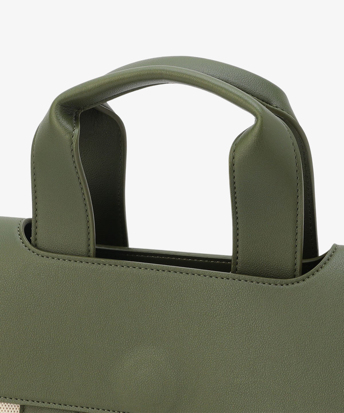 ツートンケンテバッグ KHAKI×BEIGE（S / M / Lサイズ）