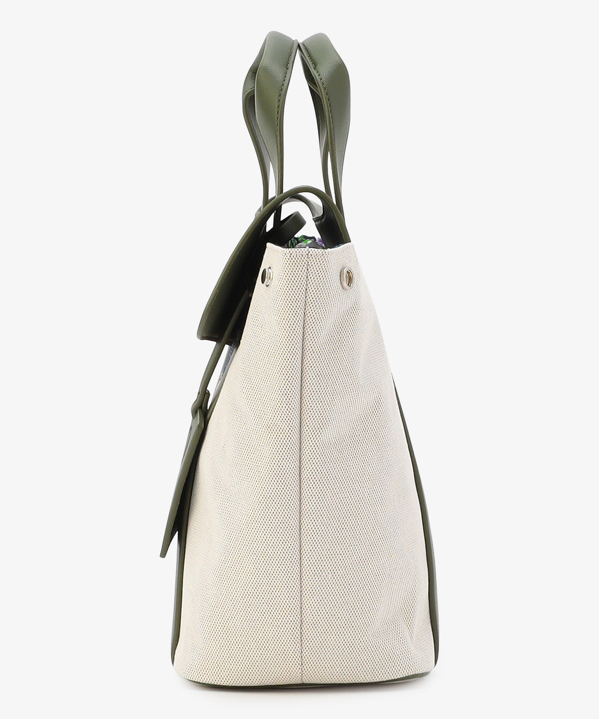 ツートンケンテバッグ KHAKI×BEIGE（S / M / Lサイズ）