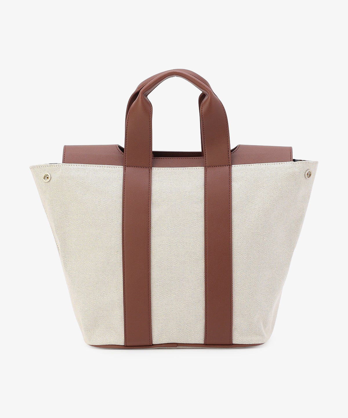 ツートンケンテバッグ BROWN×PURPLE（S / M / Lサイズ）