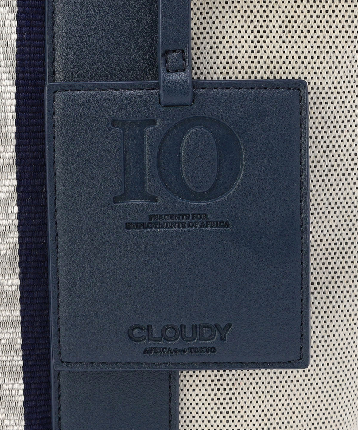 ツートンケンテバッグ　NAVY（S / M / Lサイズ）