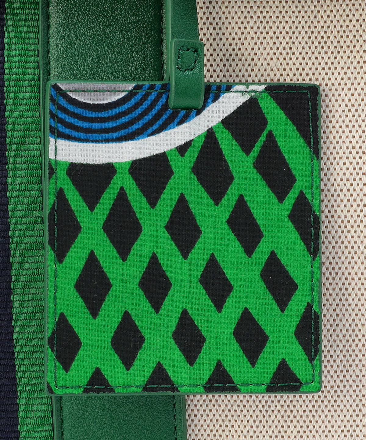 ツートンケンテバッグ　GREEN（S / M / Lサイズ）月