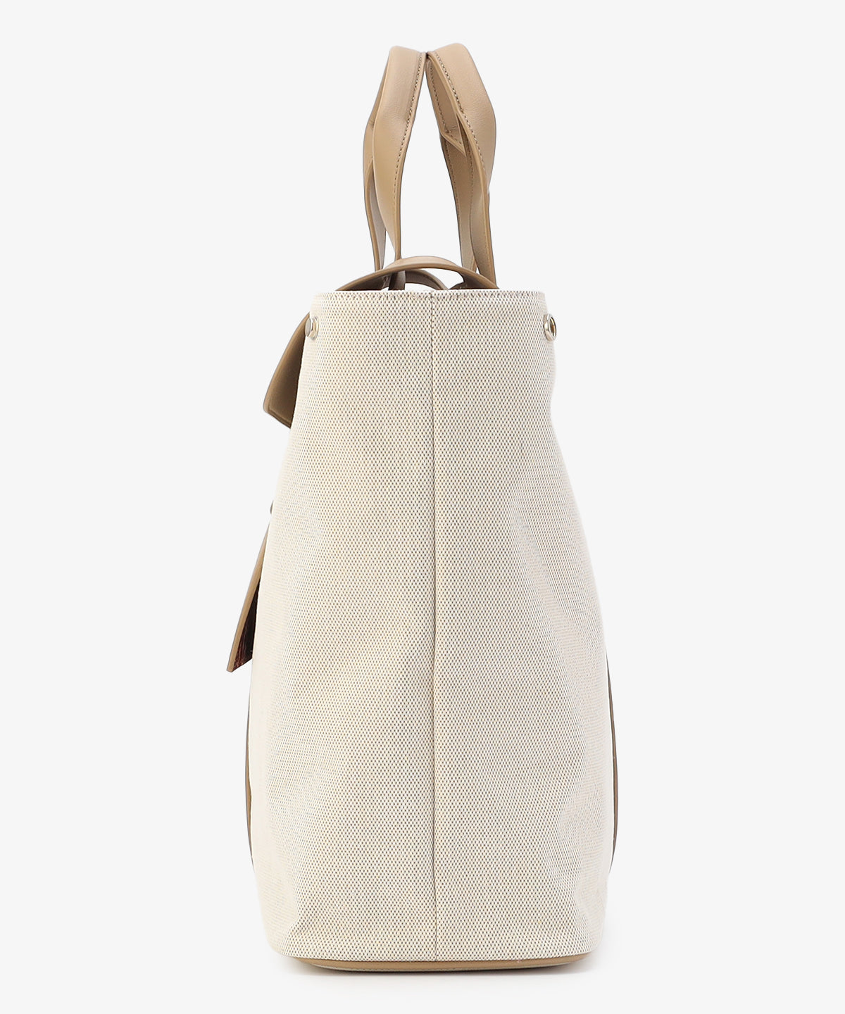 ツートンケンテバッグ BEIGE×YELLOW（S / M / Lサイズ）