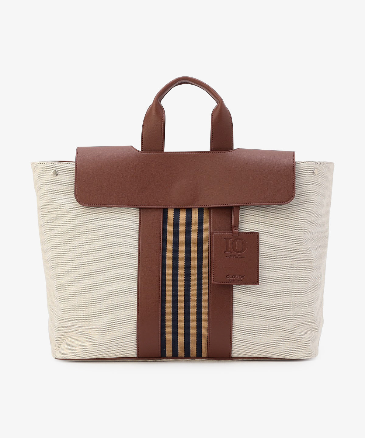 ツートンケンテバッグ BROWN×PURPLE（S / M / Lサイズ）