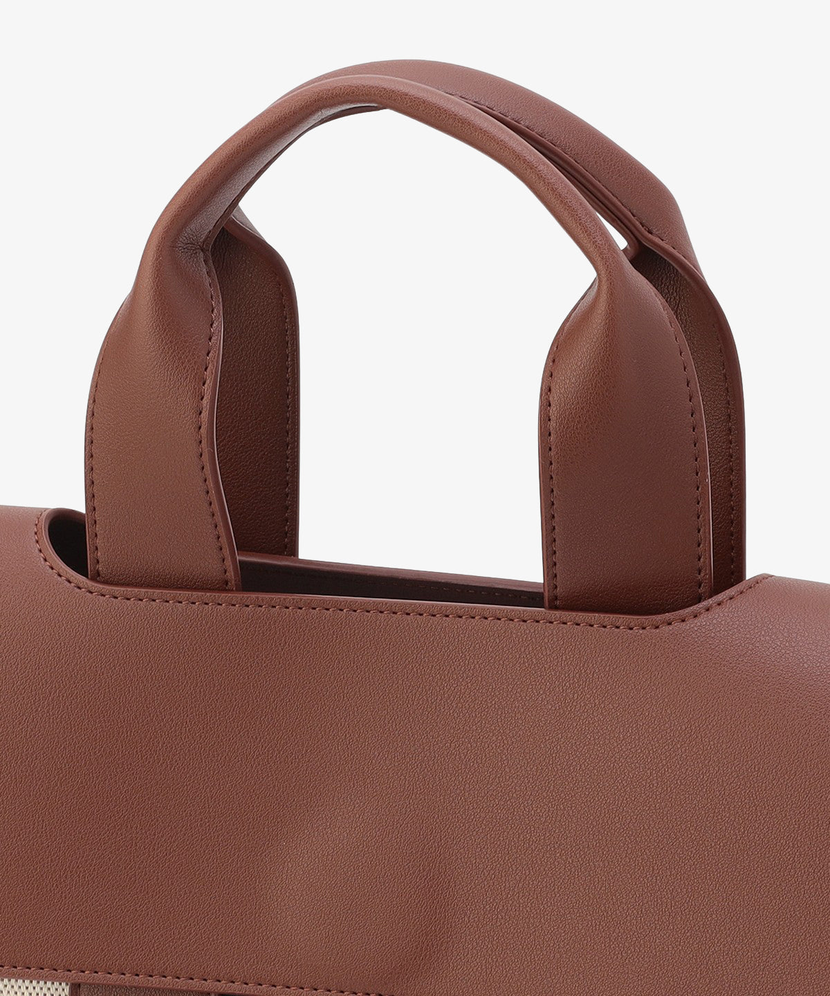 ツートンケンテバッグ BROWN×PURPLE（S / M / Lサイズ）