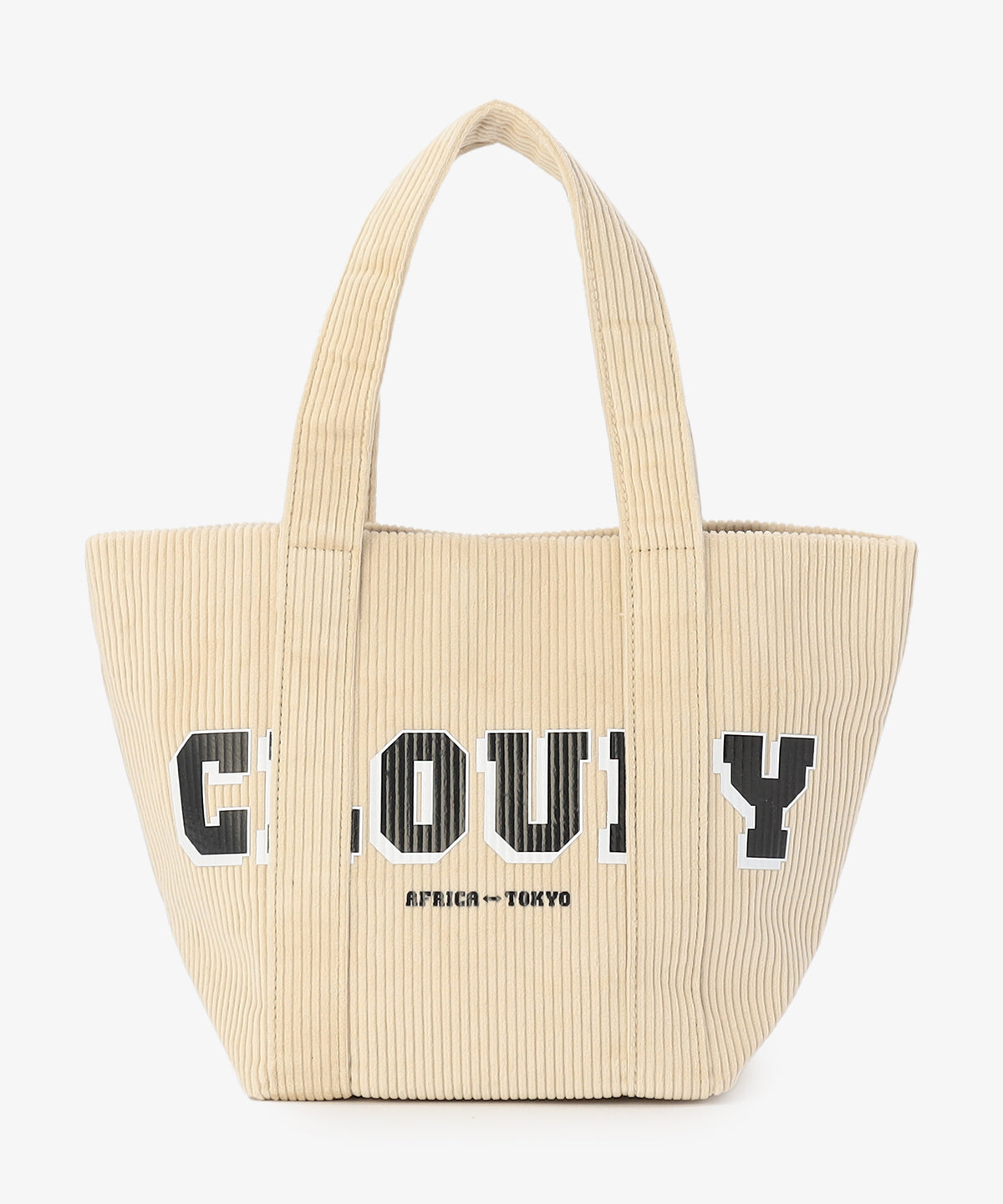 コーデュロイトートバッグ IVORY（S / M / Lサイズ）