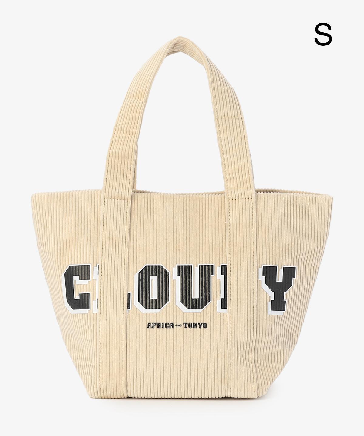 コーデュロイトートバッグ IVORY（S / M / Lサイズ）