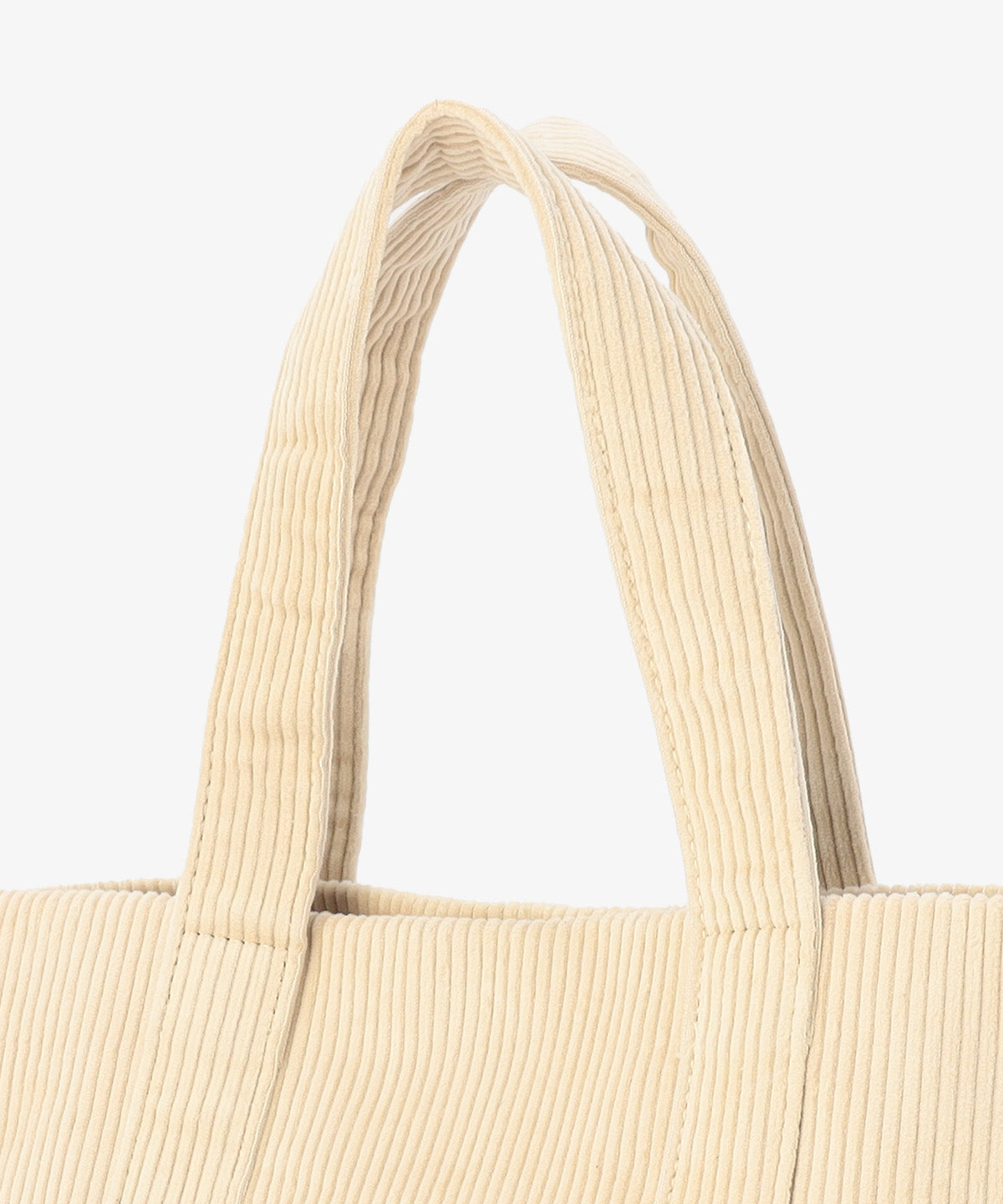 コーデュロイトートバッグ IVORY（S / M / Lサイズ）