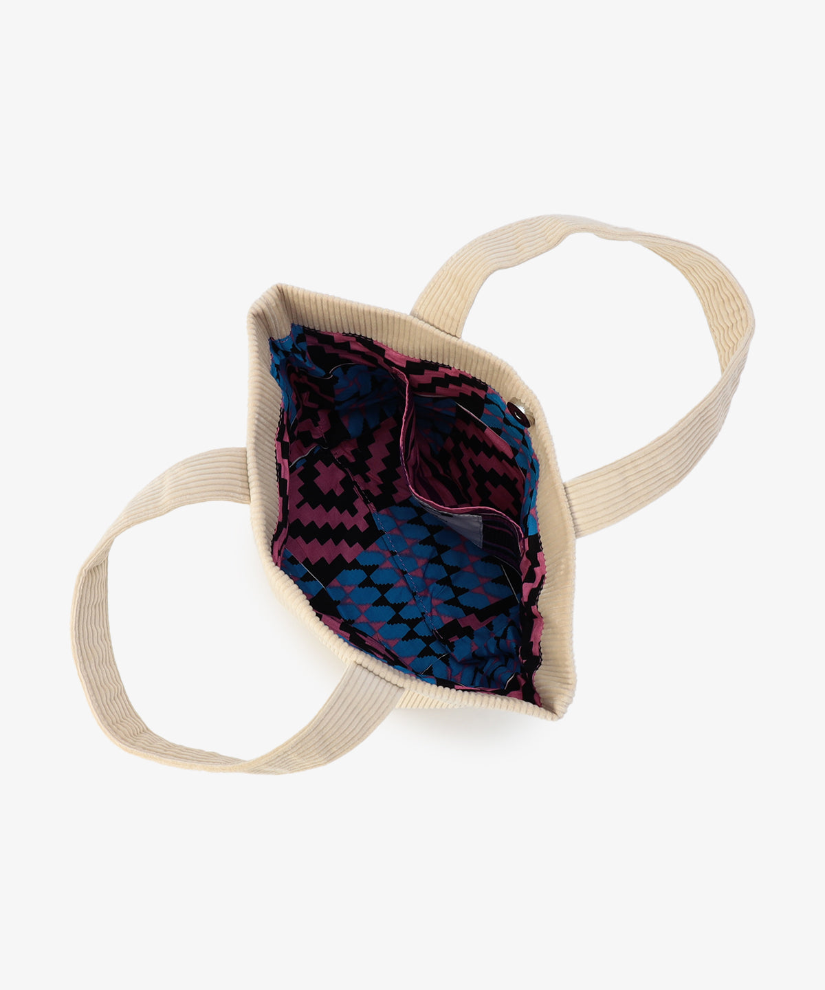 コーデュロイトートバッグ IVORY（S / M / Lサイズ）