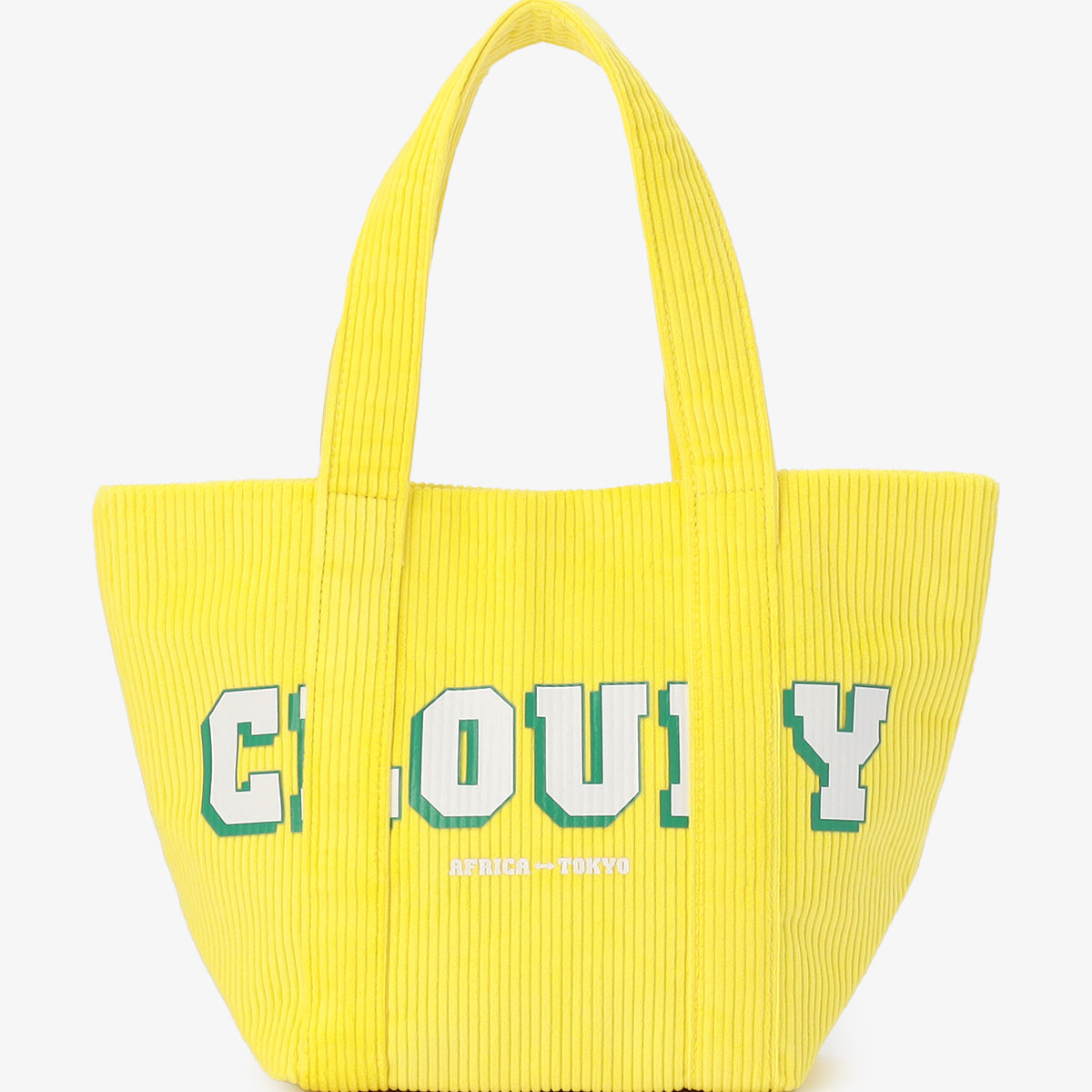 コーデュロイトートバッグ YELLOW（S / M / Lサイズ）