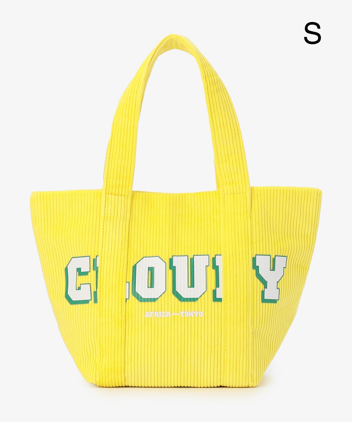 コーデュロイトートバッグ YELLOW（S / M / Lサイズ）