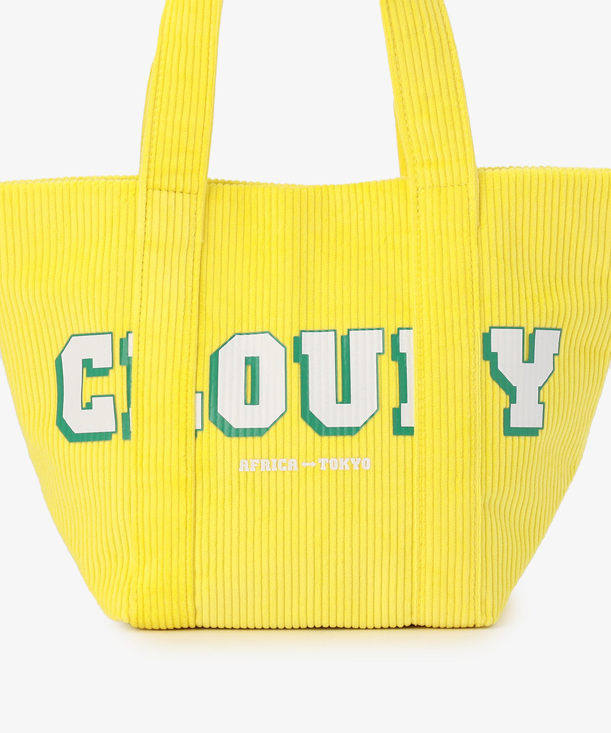 コーデュロイトートバッグ YELLOW（S / M / Lサイズ）