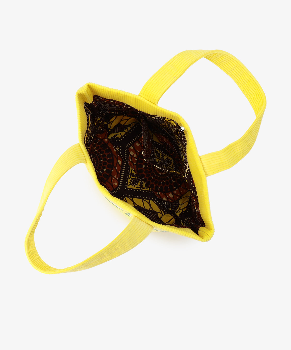 コーデュロイトートバッグ YELLOW（S / M / Lサイズ）