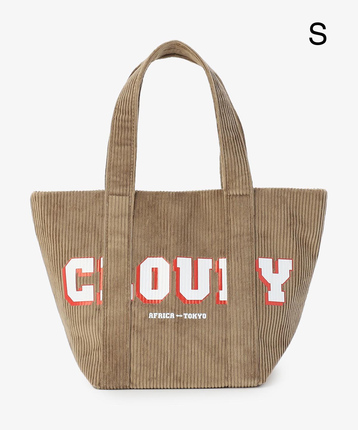 コーデュロイトートバッグ GREIGE（S / M / Lサイズ）