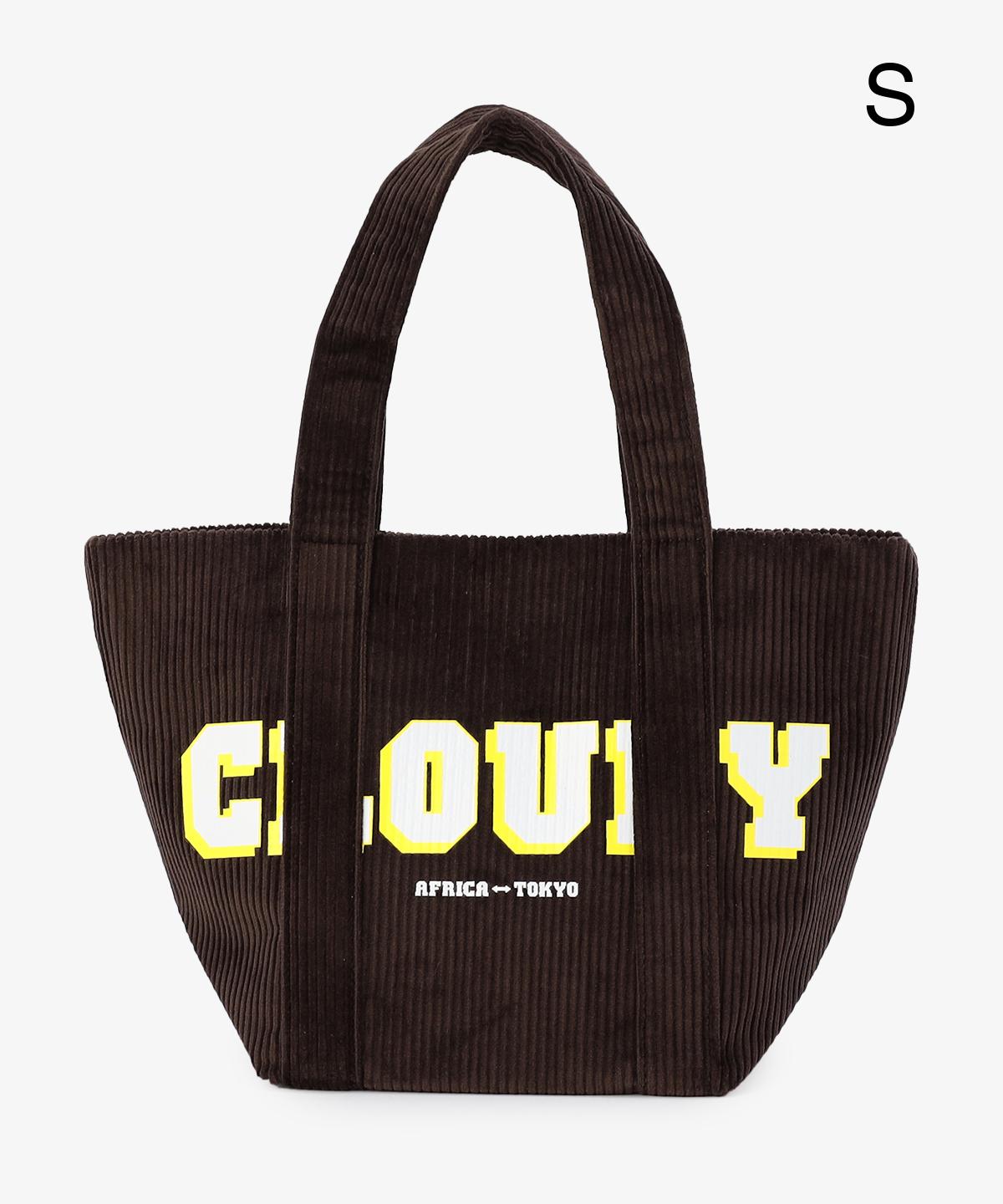 コーデュロイトートバッグ BROWN（S / M / Lサイズ）