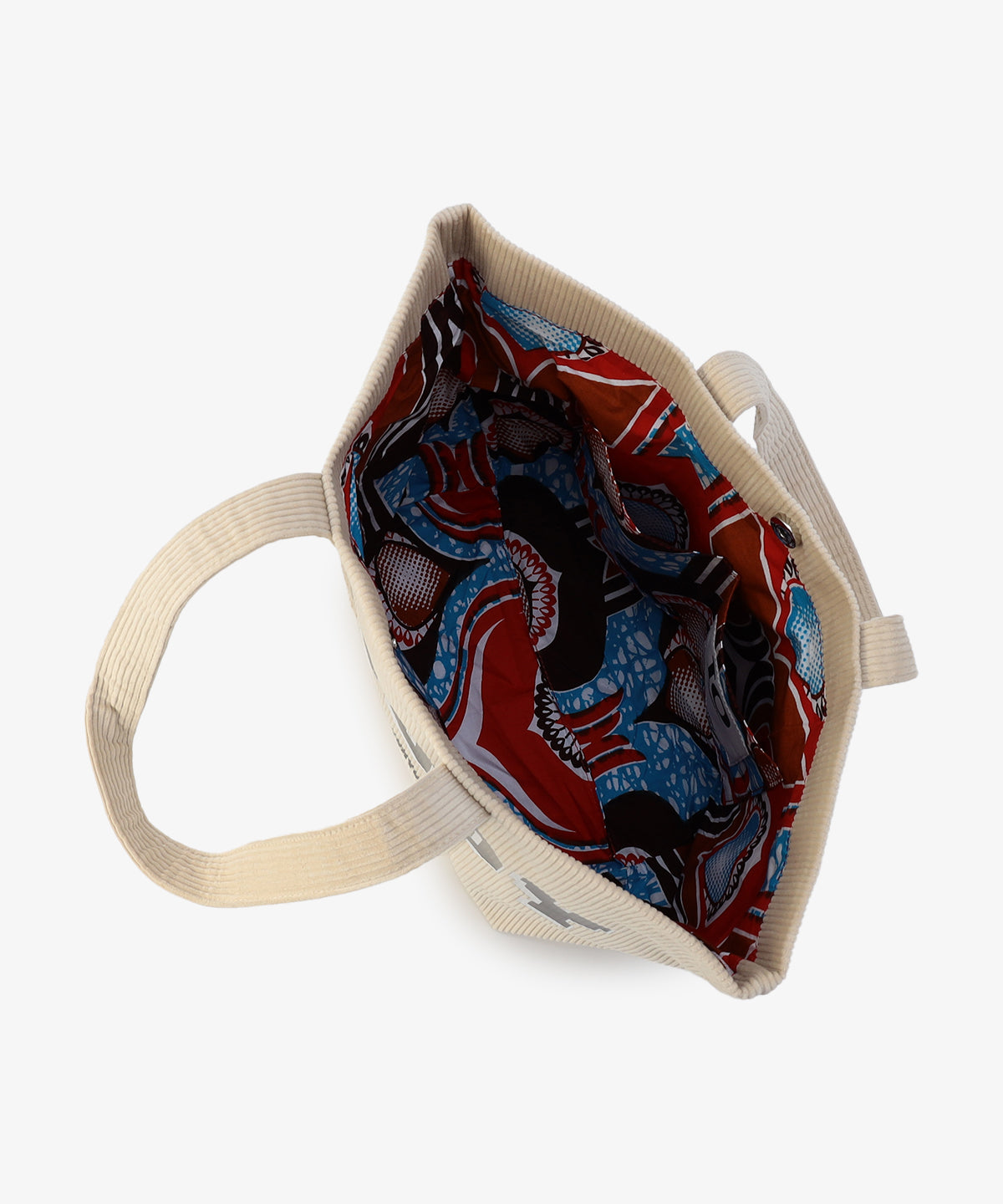 コーデュロイトートバッグ IVORY（S / M / Lサイズ）