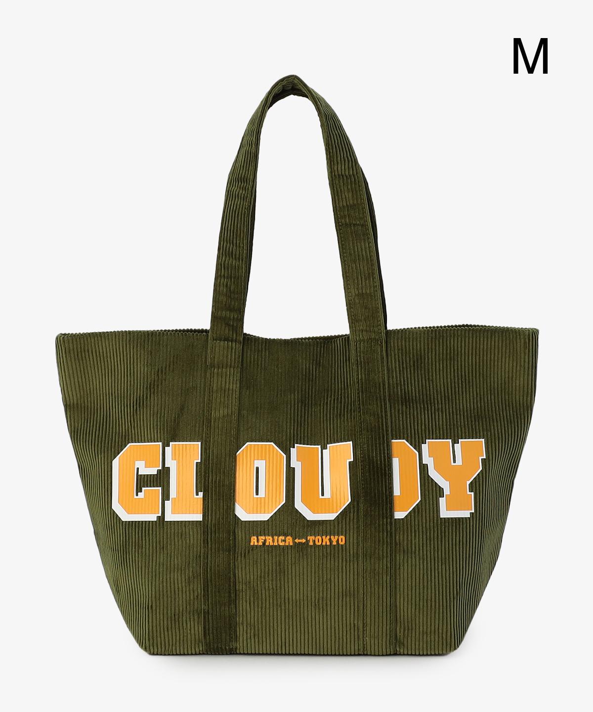 コーデュロイトートバッグ KHAKI（S / M / Lサイズ）