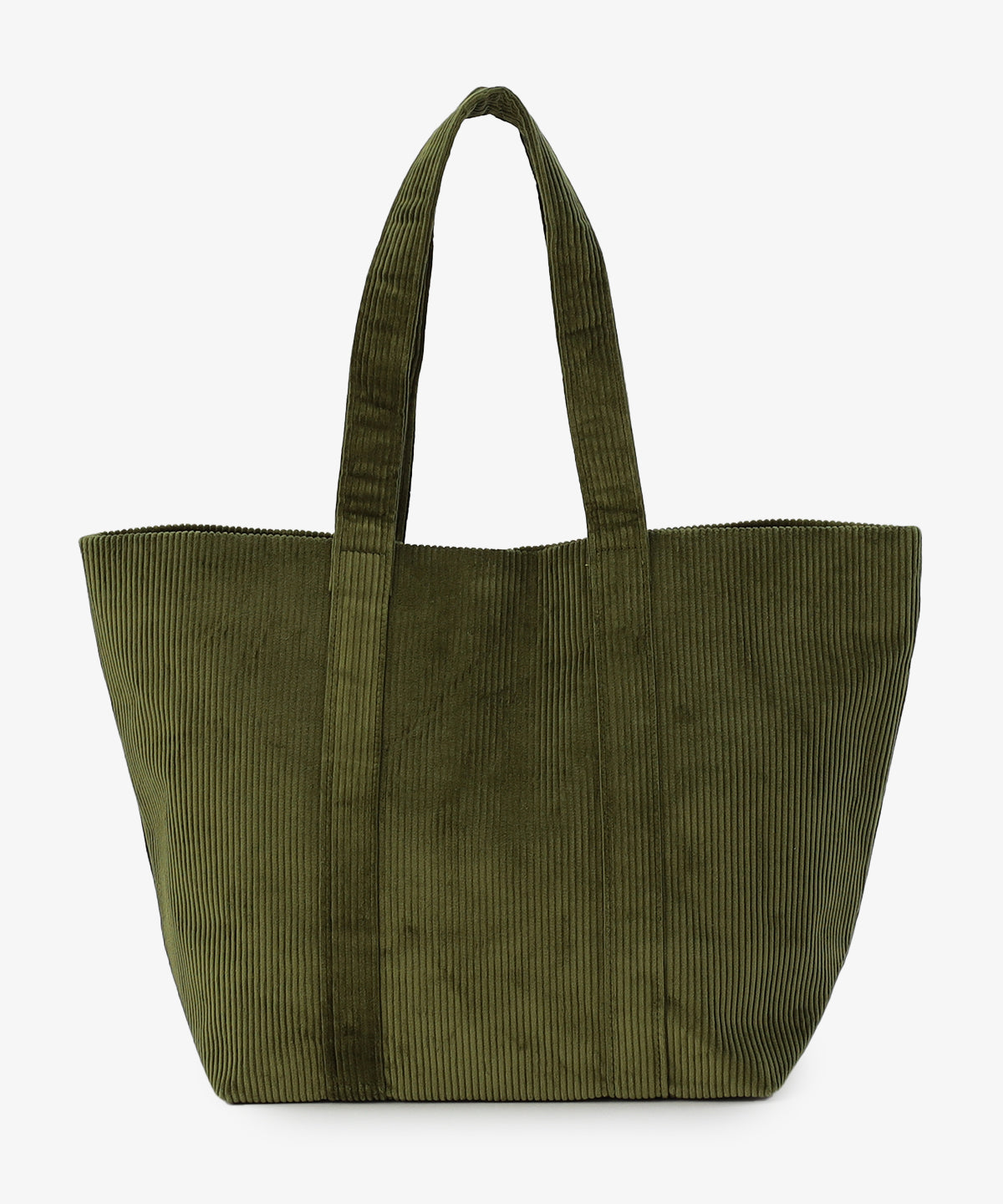 コーデュロイトートバッグ KHAKI（S / M / Lサイズ）