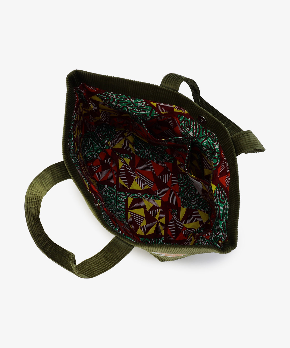 コーデュロイトートバッグ KHAKI（S / M / Lサイズ）