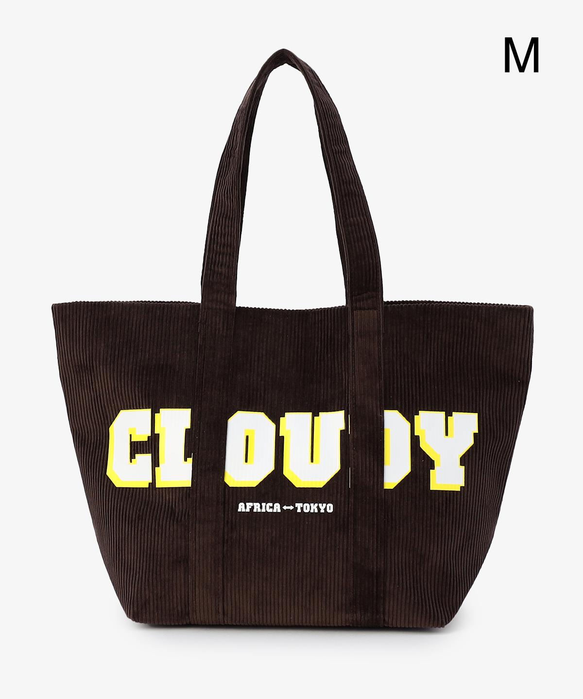 コーデュロイトートバッグ BROWN（S / M / Lサイズ）