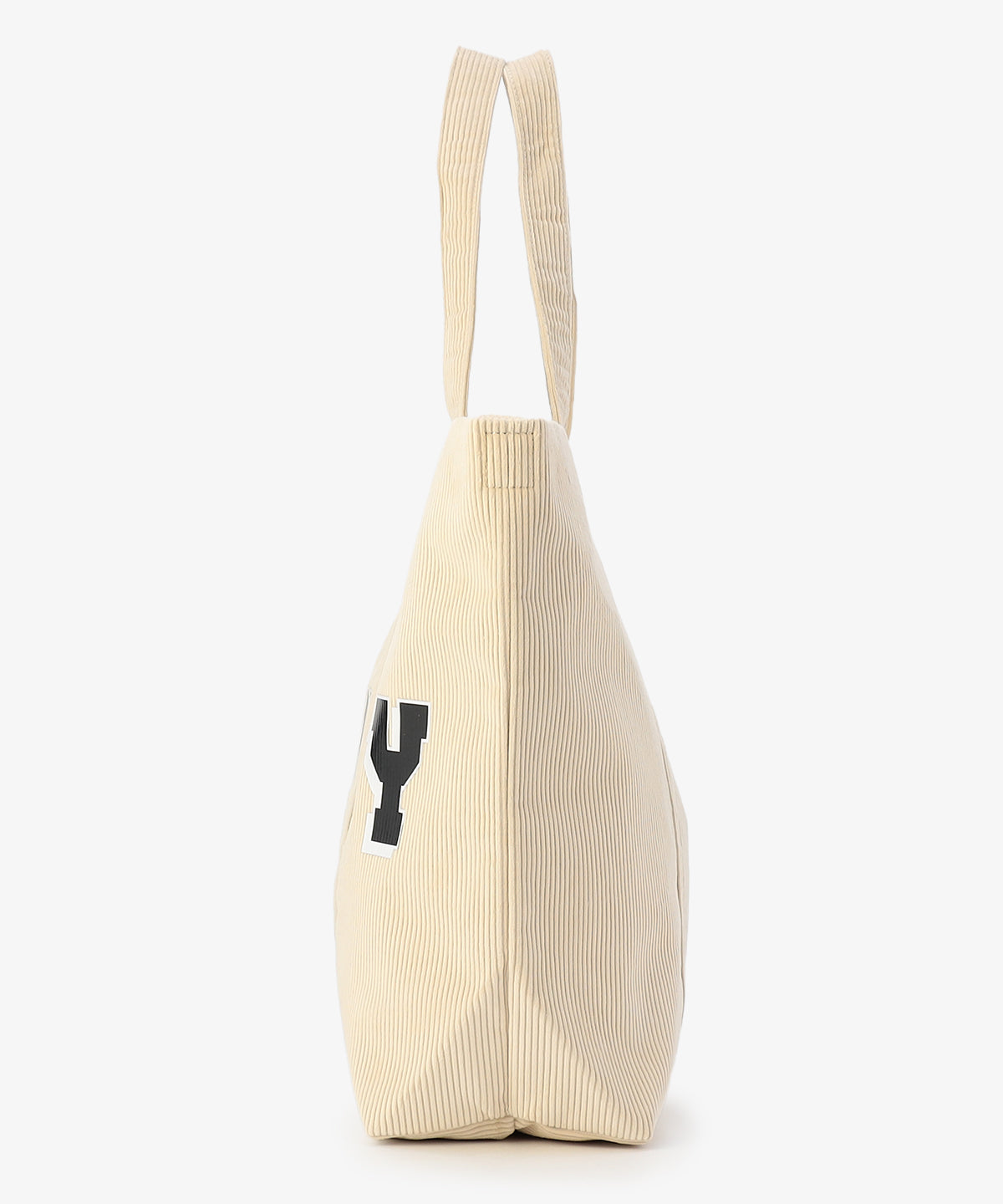 コーデュロイトートバッグ IVORY（S / M / Lサイズ）