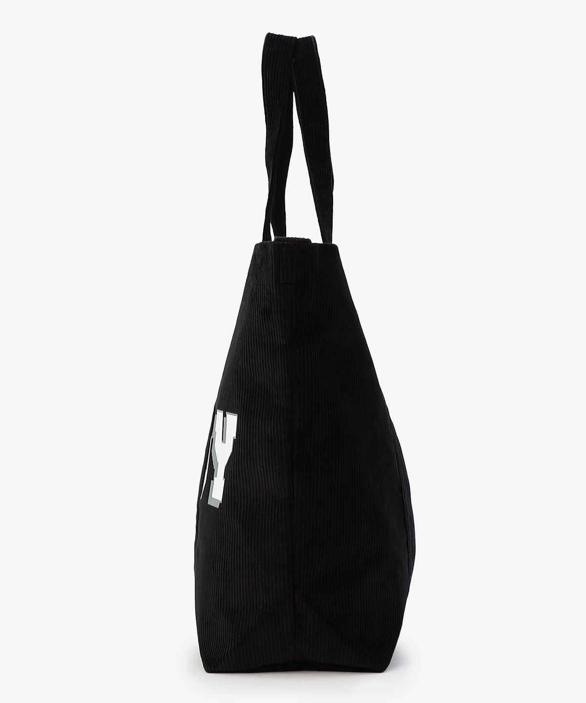 コーデュロイトートバッグ BLACK（S / M / Lサイズ）