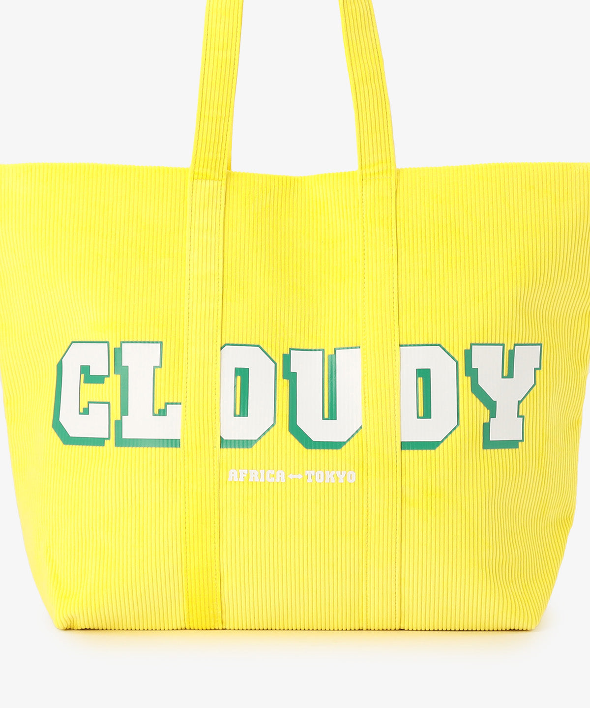 コーデュロイトートバッグ YELLOW（S / M / Lサイズ）