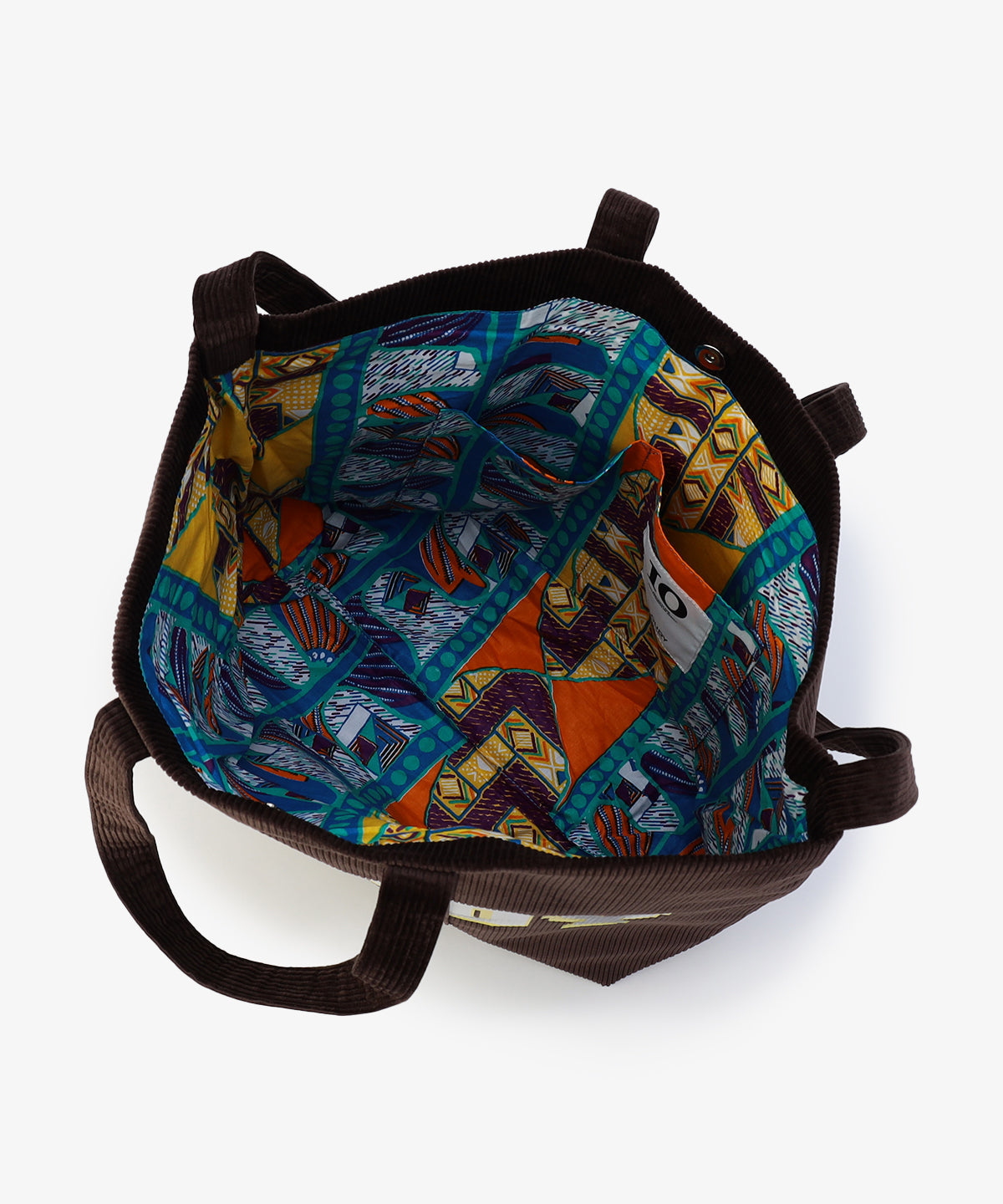 コーデュロイトートバッグ BROWN（S / M / Lサイズ）