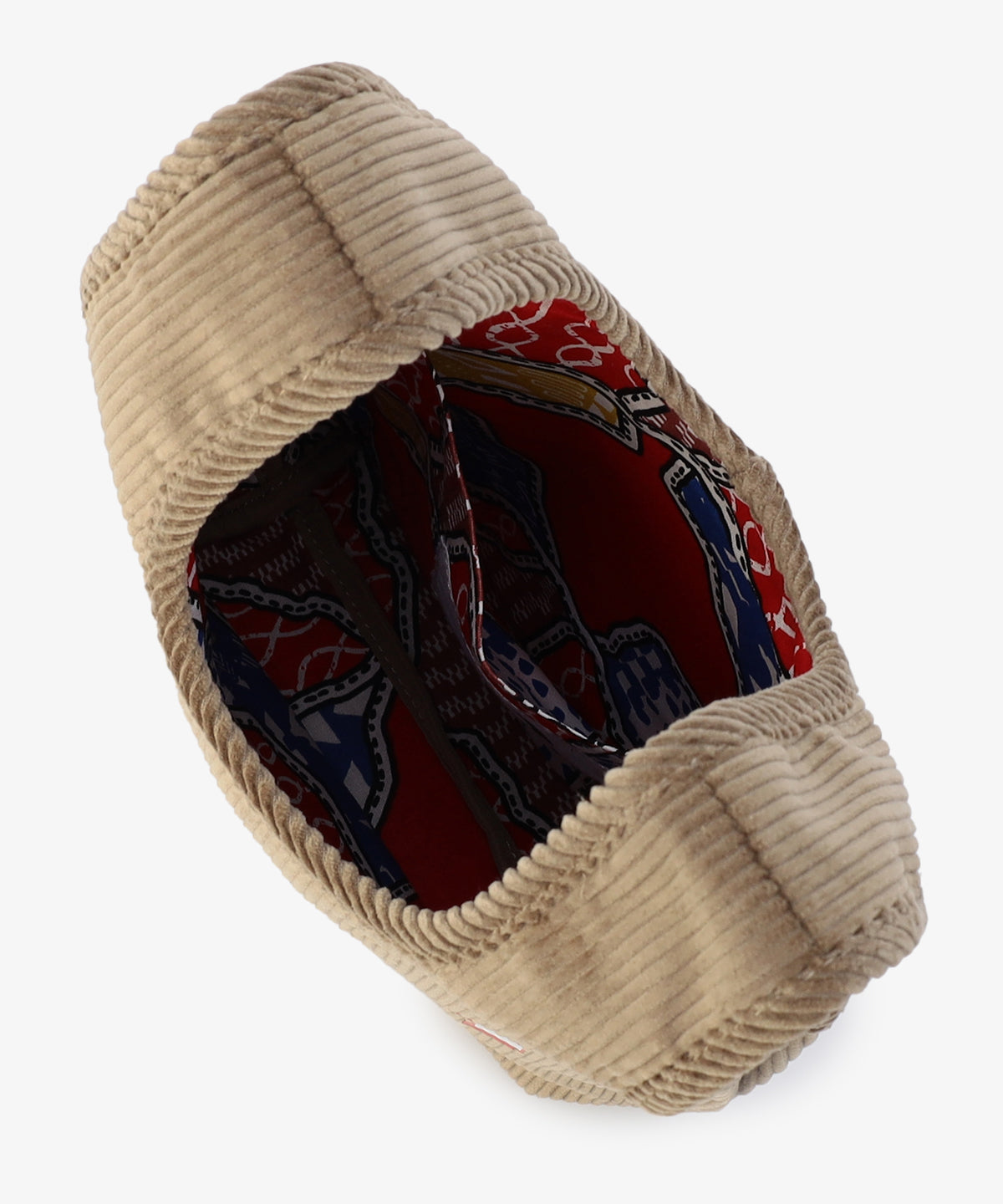 コーデュロイコンビニバッグ GREIGE