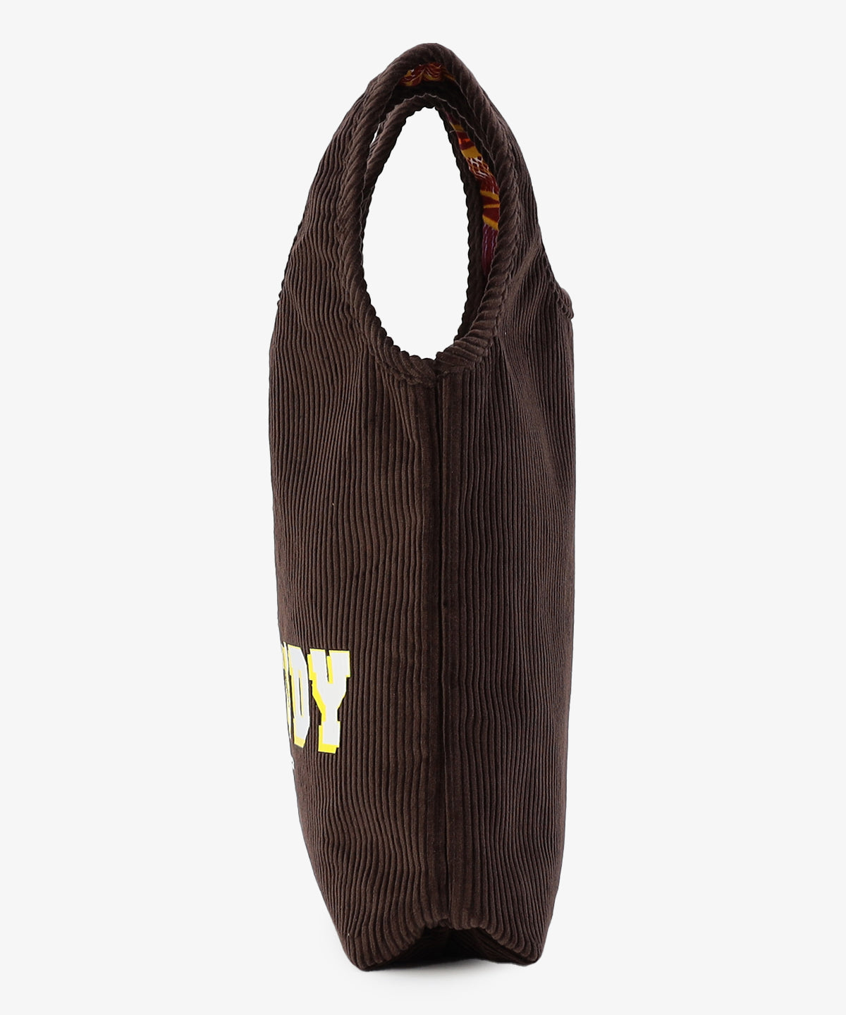 コーデュロイコンビニバッグ BROWN