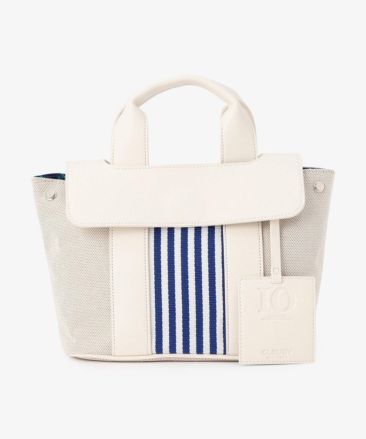 【値下げ】CLOUDY　Two Tone Kente Bag (Small) ツートンケンテバッグ GREIGE （S / M / Lサイズ）