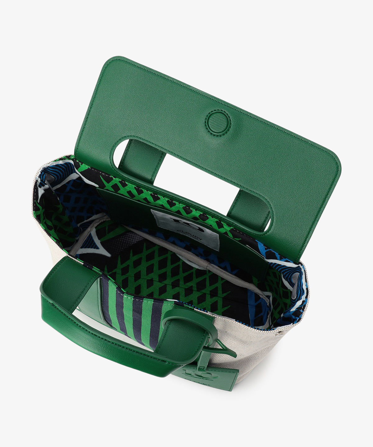 ツートンケンテバッグ　GREEN（S / M / Lサイズ）月